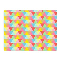 Triangle Pattern Double Sided Flano Blanket (mini) by Kathrinlegg