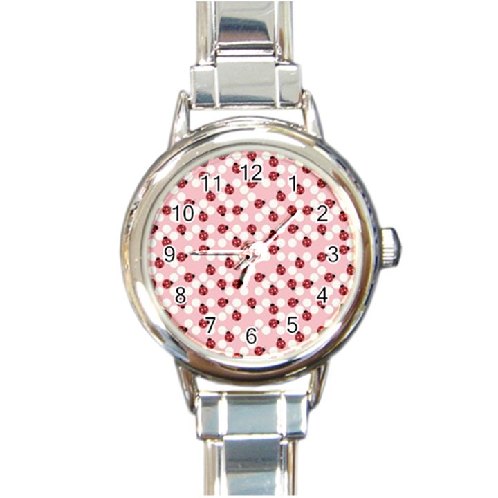 Spot the Ladybug Round Italian Charm Watch