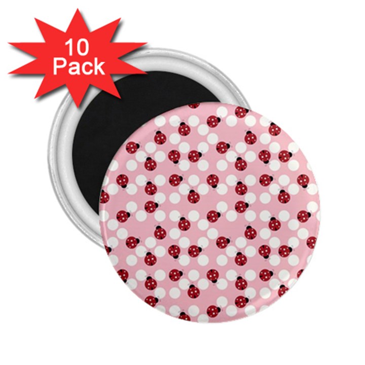 Spot the Ladybug 2.25  Button Magnet (10 pack)