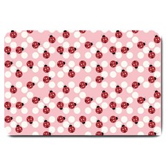 Spot The Ladybug Large Door Mat by Kathrinlegg