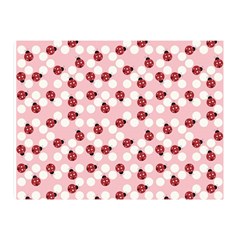 Spot The Ladybug Double Sided Flano Blanket (mini) by Kathrinlegg