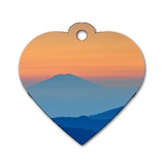 Unt4 Dog Tag Heart (one Sided)  by things9things