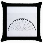 untitled Black Throw Pillow Case Front