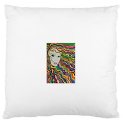 Inspirational Girl Standard Flano Cushion Case (two Sides) by sjart