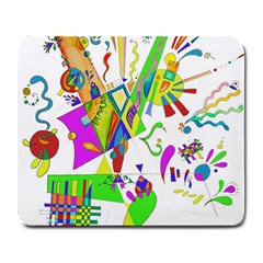 Splatter Life Large Mouse Pad (rectangle) by sjart