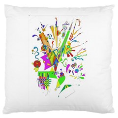 Splatter Life Standard Flano Cushion Case (one Side) by sjart