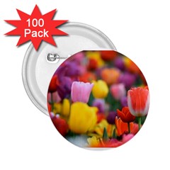 Flower 2 25  Button (100 Pack) by habiba4true