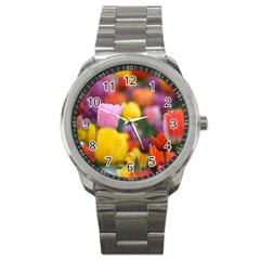 Flower Sport Metal Watch by habiba4true