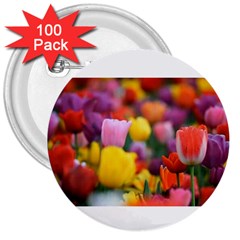 Flower 3  Button (100 Pack) by habiba4true