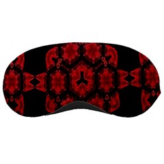 Red Alaun Crystal Mandala Sleeping Mask by lucia