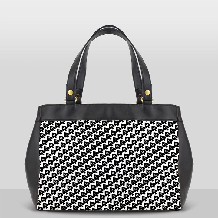 Hot Wife - Queen of Spades Motif Oversize Office Handbag (One Side)