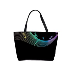 Musical Wave Large Shoulder Bag by urockshop