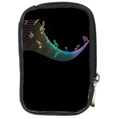 Musical Wave Compact Camera Leather Case by urockshop