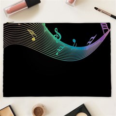 Musical Wave Cosmetic Bag (xxl) by urockshop