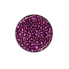 Cheetah Bling Abstract Pattern  Golf Ball Marker (for Hat Clip) by OCDesignss