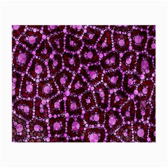 Cheetah Bling Abstract Pattern  Glasses Cloth (small, Two Sided) by OCDesignss