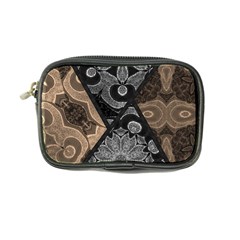 Crazy Beautiful Black Brown Abstract  Coin Purse by OCDesignss