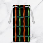 Orange green wires Jewelry Bag Back