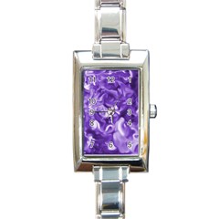 Lavender Smoke Swirls Rectangular Italian Charm Watch by KirstenStar