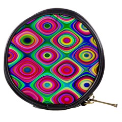 Psychedelic Checker Board Mini Makeup Case by KirstenStar