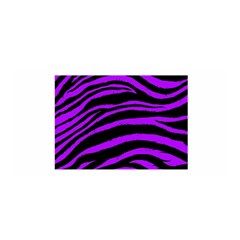 Purple Zebra Satin Wrap by ArtistRoseanneJones