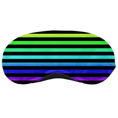 Rainbow Stripes Sleeping Mask by ArtistRoseanneJones