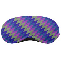 Diagonal Chevron Pattern Sleeping Mask by LalyLauraFLM