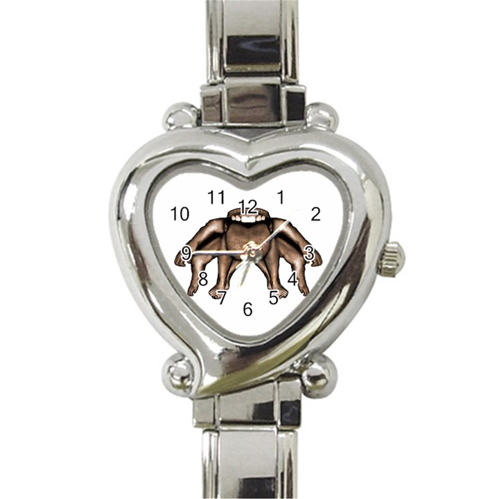 Fantasty Dark Alien Monster Heart Italian Charm Watch 