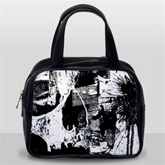 Grunge Skull Classic Handbag (one Side) by ArtistRoseanneJones