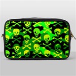 Skull Camouflage Travel Toiletry Bag (One Side) Front