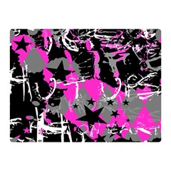 Pink Scene Kid Double Sided Flano Blanket (mini) by ArtistRoseanneJones