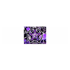 Purple Star Satin Scarf (oblong) by ArtistRoseanneJones