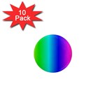 Crayon Box 1  Mini Button Magnet (10 pack) Front