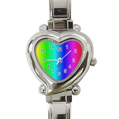 Crayon Box Heart Italian Charm Watch  by Artists4God