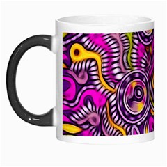 Purple Tribal Abstract Fish Morph Mug by KirstenStar