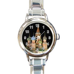 Saint Basil s Cathedral  Round Italian Charm Watch by anstey