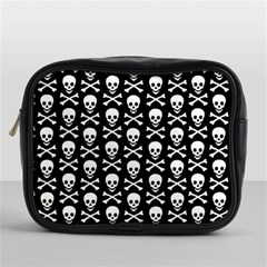 Skull And Crossbones Pattern Mini Travel Toiletry Bag (one Side) by ArtistRoseanneJones