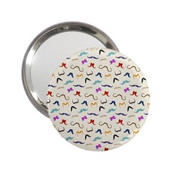 Mustaches Handbag Mirror (2 25 ) by boho