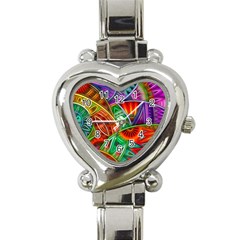 Happy Tribe Heart Italian Charm Watch  by KirstenStar