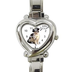 Pi-rate Cat Heart Italian Charm Watch  by brainchilddesigns