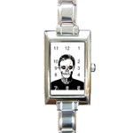 Tatezazzle Rectangular Italian Charm Watch Front