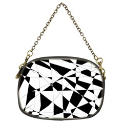 Shattered Life In Black & White Chain Purse (two Sided)  by StuffOrSomething