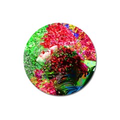 Summer Time Magnet 3  (round) by icarusismartdesigns