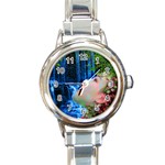 Fountain Of Youth Round Italian Charm Watch Front