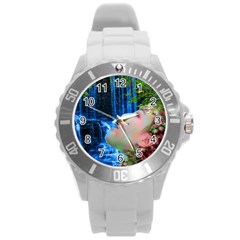 Fountain Of Youth Plastic Sport Watch (large) by icarusismartdesigns