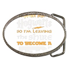 Howarts Letter Belt Buckle (oval) by empyrie