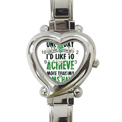 Sims Heart Italian Charm Watch  by empyrie