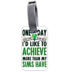 Sims Luggage Tag (one Side) by empyrie