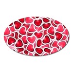 Candy Hearts Magnet (Oval) Front