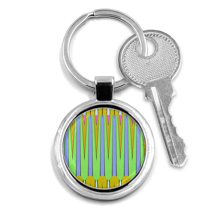 Spikes Key Chain (Round)